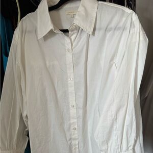 Parker White Button-Up Shirt
